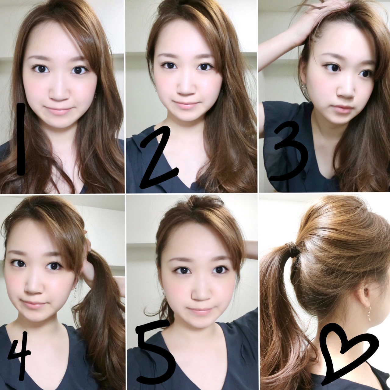 ださいポニーテールは髪のまとめ方ですぐに直ります Beautybrush Tamaki Tsuneoka Blog